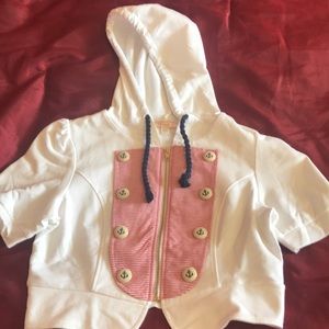 Nautical Sort Sleeve Sweatshirt